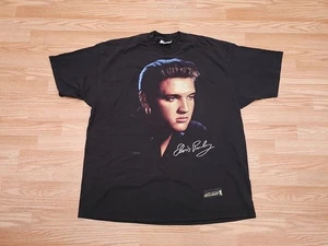 Vintage 1996 Elvis Presley Big Print Official Graceland Merch Shirt Made in USA 2XL - Bild 1 von 5