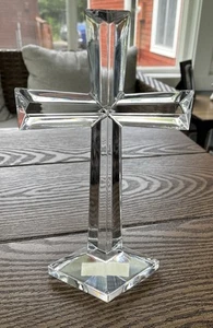 Mikasa Trinity 10" Kristall abgeschrägtes Kreuz XY425/976 - Bild 1 von 5