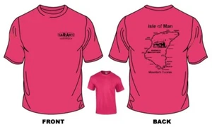 SARAH’S COTTAGE ISLE OF MAN TT LANDMARK T SHIRT (course map on the back) - Picture 1 of 1