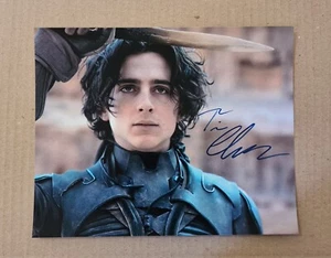 DUNE 2 Timothée Chalamet Signed 8 x 10" photo COA - Picture 1 of 1
