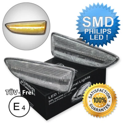 2x OEM LED FRECCE LATERALI CHIARO BIANCO OPEL ASTRA J K INSIGNIA B ZAFIRA C - Immagine 1 di 2