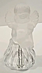 Frosted Bleikristall Engelsglocke - Bild 1 von 3