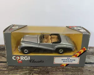 Vintage Corgi Classics Rolls Royce Silver Dawn 1952 1/43 - #814 Toy Diecast Car - Picture 1 of 7