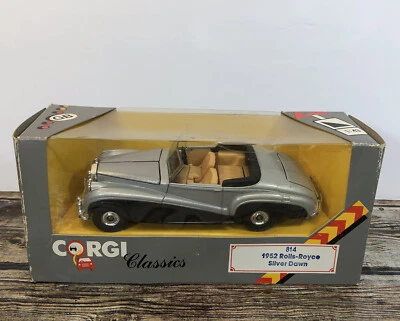 Vintage Corgi Classics Rolls Royce Silver Dawn 1952 1/43 - #814 Toy Diecast Car - Image 1 of 4