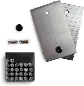 ColdTi - Titanium Crypto Seed Plates for Cold Storage (with Alphabetic Punches) - Picture 1 of 9