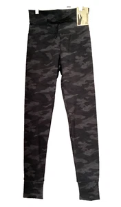NOBO GREY CAMO TIE WAIST HIGH RISE ANKLE LENGTH LEGGING Sz Jr. S/M* - Picture 1 of 7