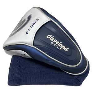 Cleveland Golf Head Cover Launcher Ultralite Driver Sock E-Z Grab Navy - Picture 1 of 7