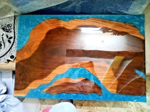 Ready To Ship New Epoxy Resin Coffee Center Table Top Kitchen Dinning Hall Decor - Picture 1 of 3
