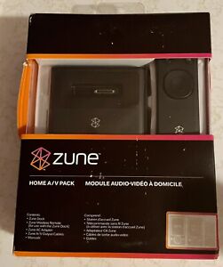 MIB Unused Microsoft ZUNE HOME A/V PACK Module Audio-Video Portable Music Player