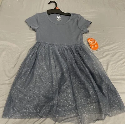 Vestido tutú manga corta Wonder Nation para niñas talla M (7-8) NUEVO Foto 1 de 3