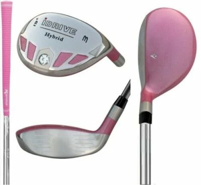 CUSTOM PINK WOMENS HYBRIDS (SELECT Club, Size, Shaft) NEW -M.S.R.P. $249 EACH- - Image 1 of 4