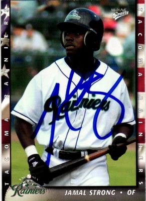 Jamal Strong Signed 2004 MultiAd Tacoma Rainiers #32 Seattle Mariners - Image 1 of 2