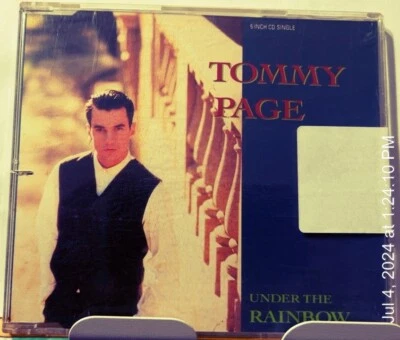 RARE CD Single Tommy Page Under The Rainbow Don’t Give Up On Love No Scratches - Image 1 of 2