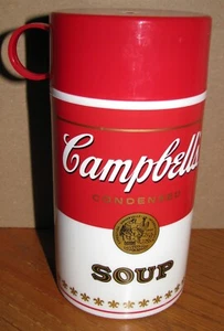 Vintage 1998 Campbells Soup Insulated Soup Can-tainer Thermos 11.5 oz USED - Picture 1 of 5