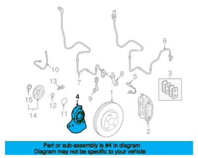 Mercedes-Benz S-Class W221 Front Right Brake Dust Shield A2214202644 - Image 1 of 4