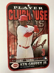 Griffey Jr 2008 Wincraft 17” X 11” Club House Sign Reds New! - Picture 1 of 3