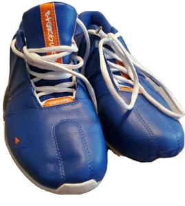 Starbury 2 Men's Size 7 HIGH KNICKS SHOES 21760 Blue Orange White As Is Leather - Picture 1 of 8