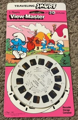Sealed 1982 Traveling SMURF View-Master Reels, 4210 - Image 1 of 2