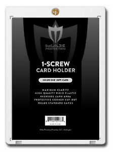 10 Max Pro 1 Screw Regular 20pt Baseball Trading Card Holder Screwdown Protector