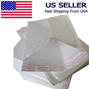 4" x 7" Poly Self Seal Bubble Mailer Padded Envelope #000 100,250, 500,1000 - Picture 1 of 10