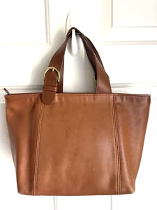 Vintage Coach Waverly britische hellbraune Lederhand Beuteltasche Tasche Handtasche 4133 USA - Bild 1 von 15