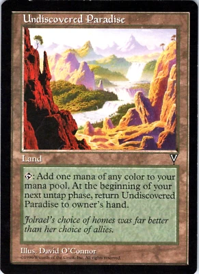 MTG Undiscovered Paradise Visions 167/167 Regular Rare, Never Played - Image 1 of 3