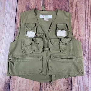 Vintage 70er/80er Jahre Seeweg Jagd/Angeln Cargo Weste Gr. Large 100% Baumwolle - Bild 1 von 7