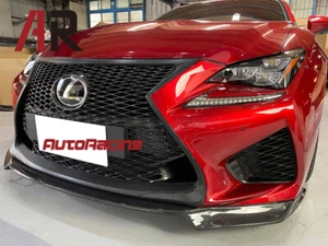NV Style Real Carbon Fiber Front Bumper lip For 2015-2018 LEXUS RCF RC-F CF - Foto 1 di 3