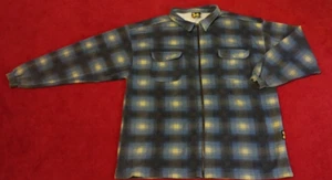 Quiksilver blau-gelb karierte Hemdjacke Vintage '94 - Größe XL - Bild 1 von 11