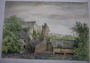 Vannes. Aquarelle début XXè. Format 25 x 37cm. - Picture 1 of 1