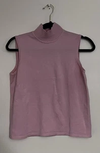 Weißer Hirsch ärmellos Rollkragen rosa Missy Größe M - Bild 1 von 2