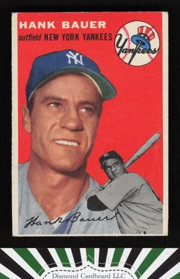 1954 Topps #130 Hank Bauer VGEX b - Image 1 of 2