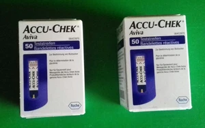 ACCU CHEK AVIVA 2 X 50 TESTSTREIFEN NEU OVP MHD 30.04.2026 - Bild 1 von 3