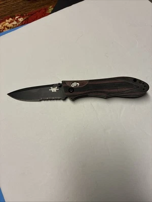 Benchmade 730 Ares Elishewitz Red/Black G10 154CM Axis Lock Folding  Knife NEW - Image 1 of 4