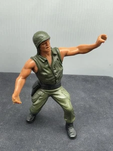 Figura de acción de héroes en Mattel 1974 militar luchador fatigas verdes de colección - Imagen 1 de 7