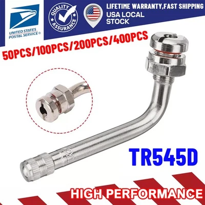50PCS-400PCS TR545D Truck Tire Valve Stems for New 22.5 & 24.5 Alcoa Aluminum US - Image 1 of 4