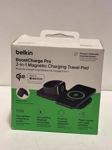 Belkin 2-in-1 Magnetic Charging Travel Pad 15W MagSafe Compatible - Zdjęcie 1 z 5