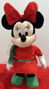 Disney Animierte Weihnachten 13 Zoll Minnie Mouse Tanzen Musik Plüsch - Bild 1 von 6