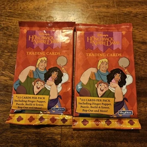 Disney The Hunchback Of Notre Dame Trading Cards 2 Sealed Packs 1997 NOS SkyBox - Picture 1 of 4