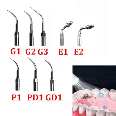 Dental Ultrasonic Scaler Tips for Ultrasonic Handpiece Professional Scaling Tool - Image 1 of 4