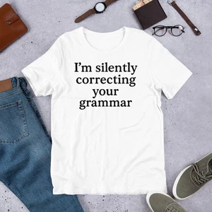 Your Grammar T-Shirt - Funny English Tee for Grammar Nerds - Unisex t-shirt - Picture 1 of 4