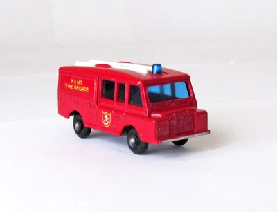 Винтажная пожарная машина Lesney Matchbox No57 Land Rover с обычным колесом XLNT 1966 - Изображение 1 из 4