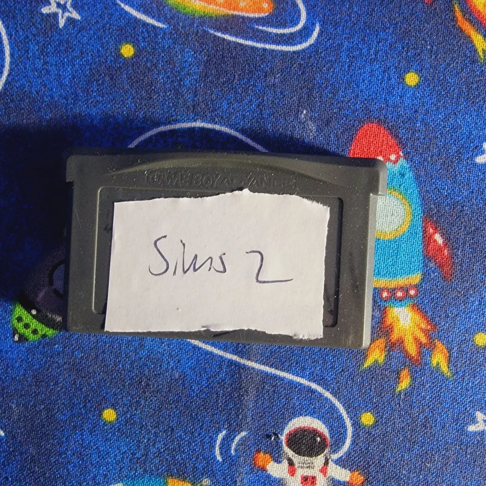 Sims 2 Game Boy Advance Nintendo GBA Authentic Saves Urbz Bustin Out Pets - Image 1 of 1