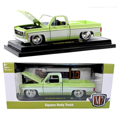 M2 Machines 1973 Chevrolet Cheyenne 10 Square Body Truck 1:24 Diecast - Image 1 of 4