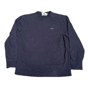 Vissla Men’s Crew Neck Sweatshirt Sweater Navy Blue Size Large L - Picture 1 of 3