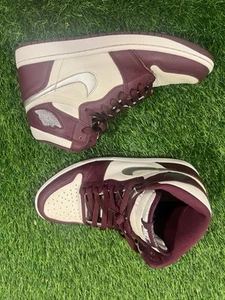 Nike Air Jordan 1 Bordeaux Uomo Taglia 10.5 High OG 555088-611 - Foto 1 di 13