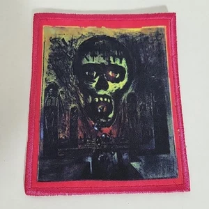 SLAYER Seasons In The Abbys SMALL PATCH Printed Band Logo - Picture 1 of 6