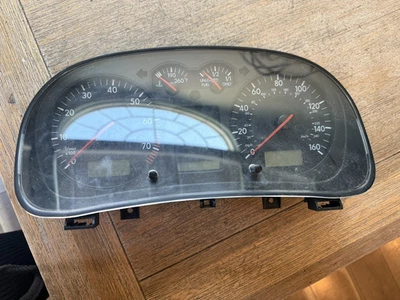 1999 - 2003 Volkswagen Golf Speedometer Instrument Cluster Mileage 124,610 - Image 1 of 4