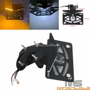 Rear License Plate Fender Eliminator w/ LED Turn Signal Light For 390 2024-2025 - Picture 1 of 9