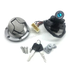 Kit de bloqueo de asiento con interruptor de encendido gasolina combustible adecuado para Kawasaki Ninja 250R/300 2008-2017 - Imagen 1 de 8